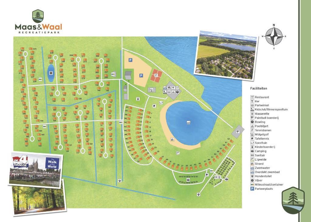 Vakantiewoning Maas En Waal 195 Villa Ewijk Esterno foto